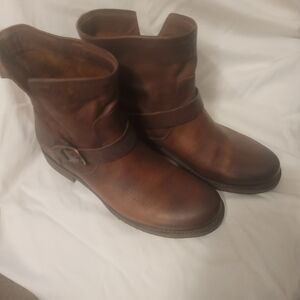 Frye Brown Ankle Boots